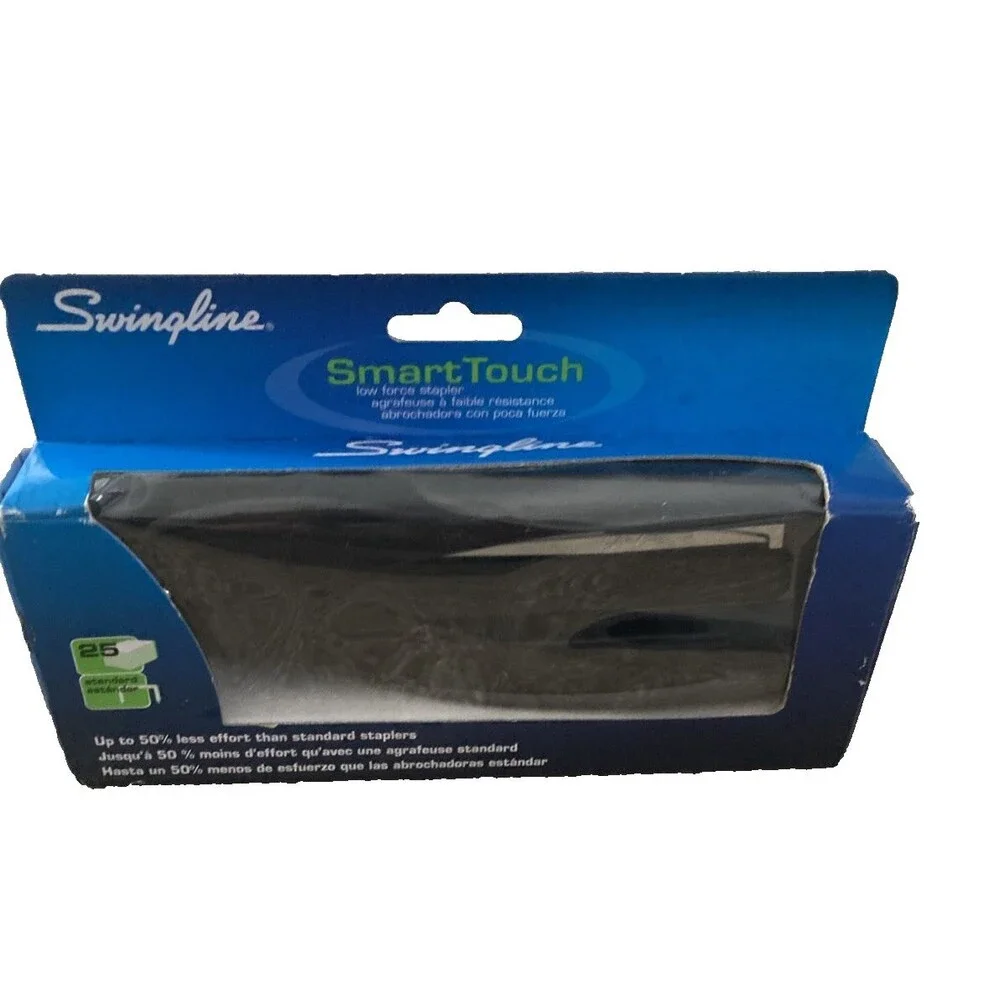 Swingline SmartTouch Stapler-Full Strip 25-Sheet Capacity-Black-SWI66503-NIB